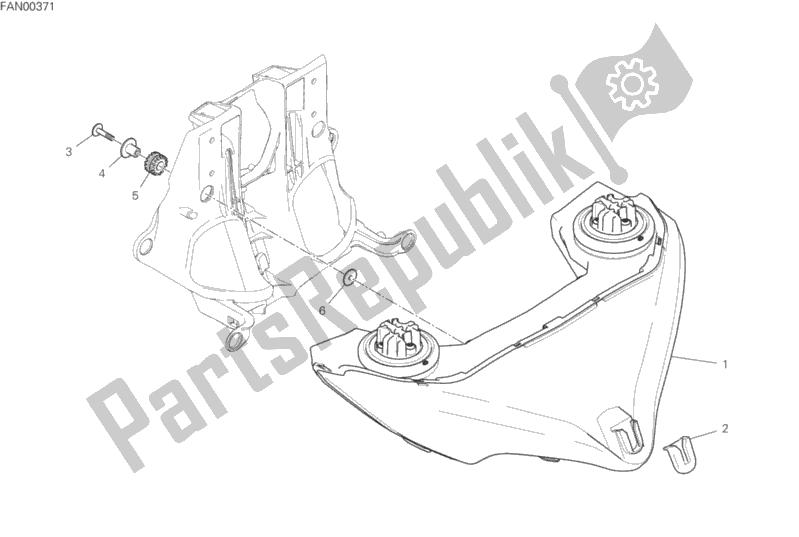 Todas las partes para Faro de Ducati Multistrada 950 S SW USA 2019